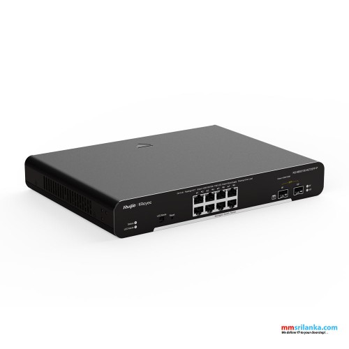 RUIJIE RG-NBS3100-8GT2SFP-P, 10-Port Gigabit Layer 2 Cloud Managed PoE Switch (3Y)